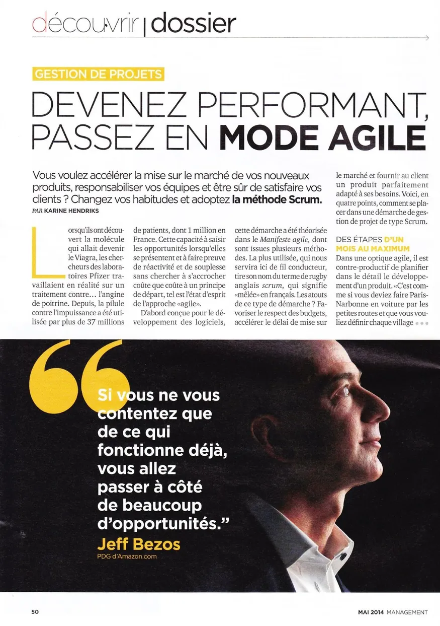 article magazine managment sur lagiliste