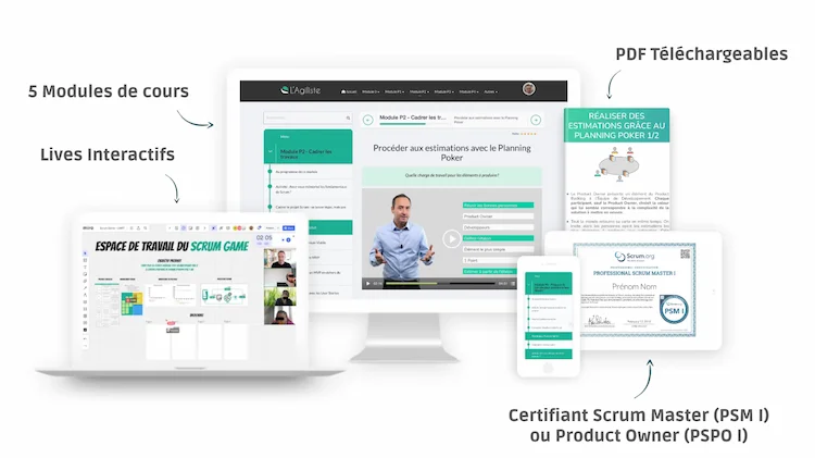 Visuel Formation Scrum Master L'Agiliste