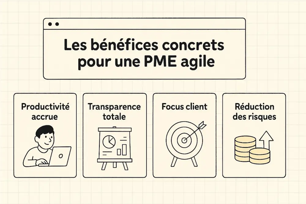 Bénéfices de l'agilité pour les PME